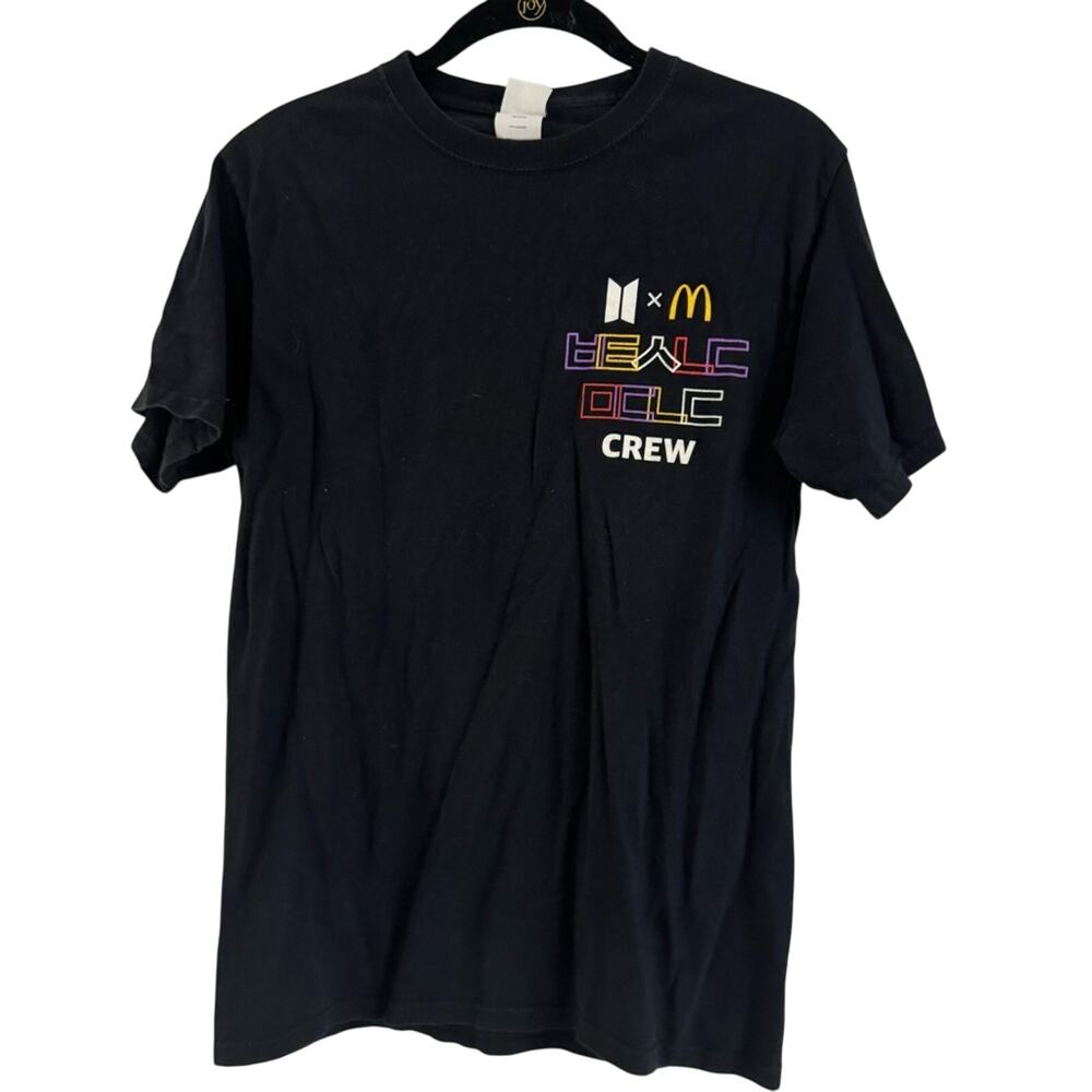 McDonald's x BTS Port Authority Men's Crew Logo Short Sleeve T Shirt‎ Size S